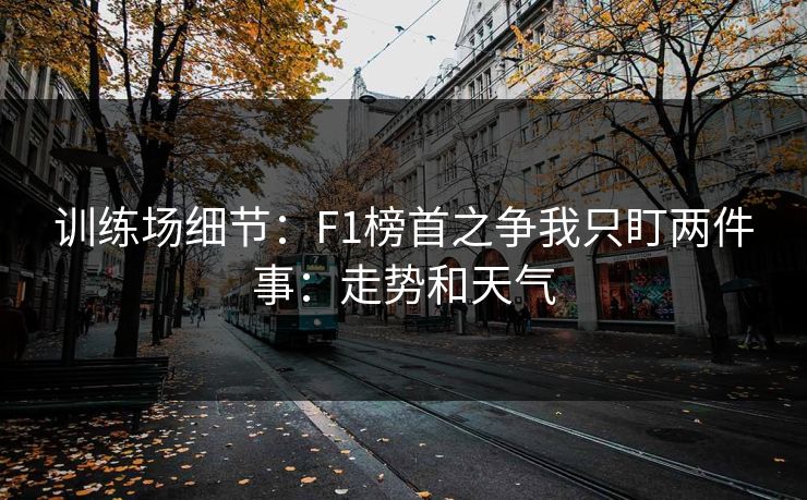 训练场细节：F1榜首之争我只盯两件事：走势和天气